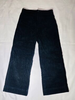 Marine Layer Dark Navy Corduroy Wide-Leg Jeans